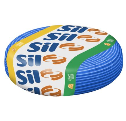Cabo Flexivel 750V 2,5mm² Antichama - Azul - SIL - Rolo 100m