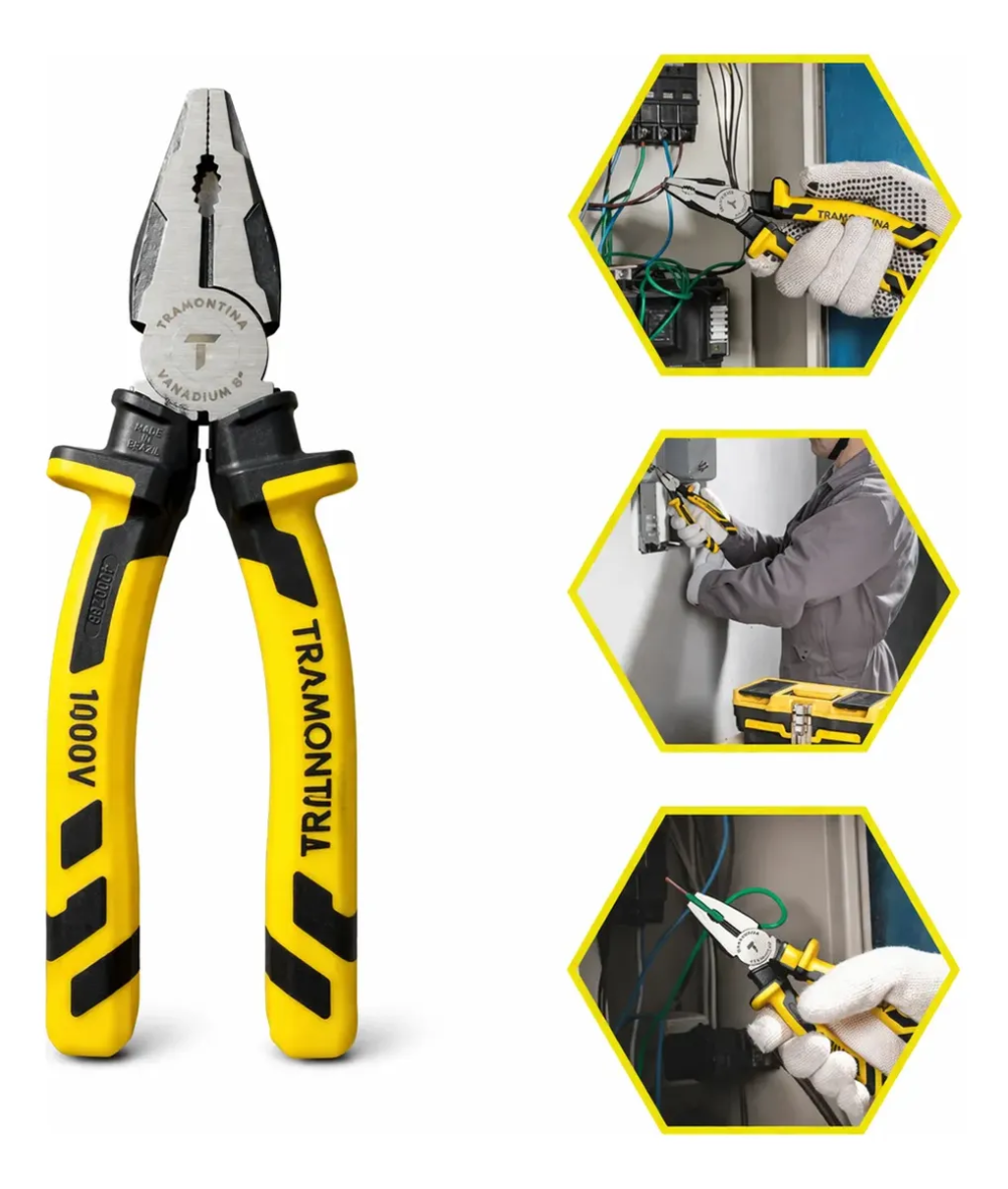 Alicate Universal Tramontina Master 8"