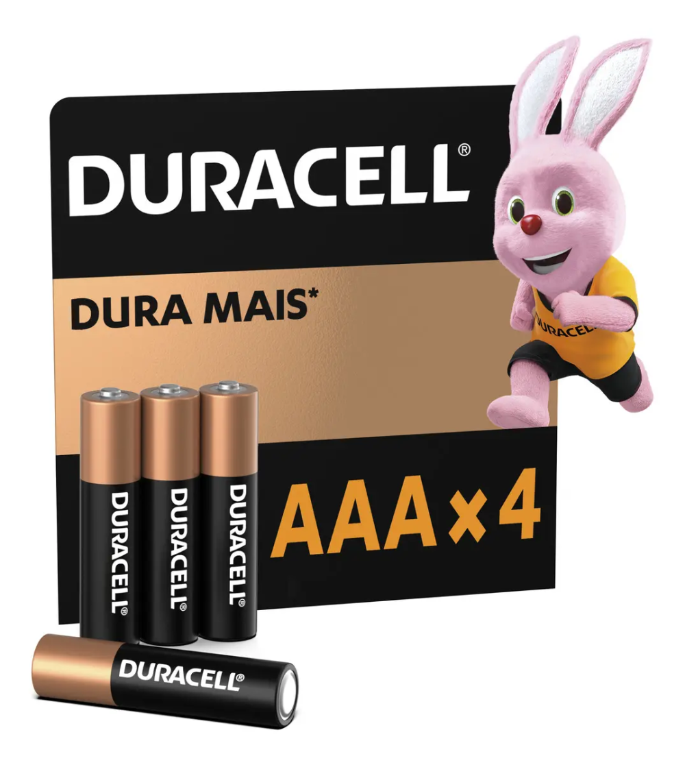 Pilhas Duracell AA/AAA – Diversos tamanhos