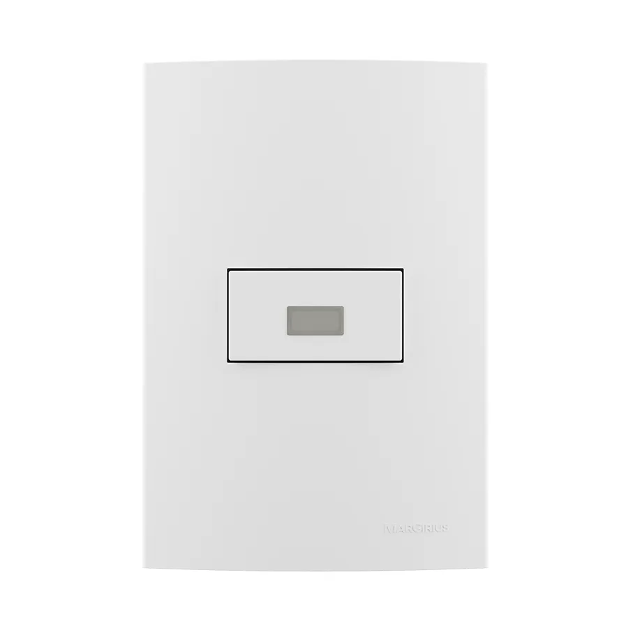 Balizador modular luz vermelha bivolt - Sleek