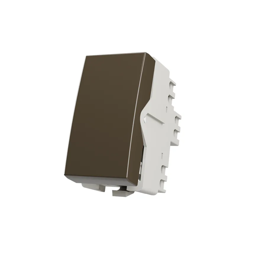 Interruptor simples 10A 250V~ - Sleek Marrom