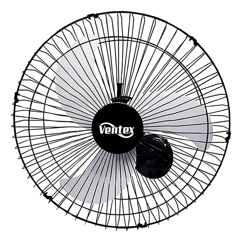 Ventilador De Parede 60cm Controle Preto Tex6 Bivolt Ventex