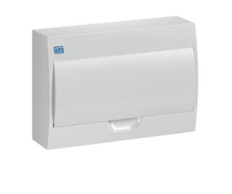 Quadro De Distribuicao Sobrepor Tampa Branca 12 Minidisjuntores - Weg