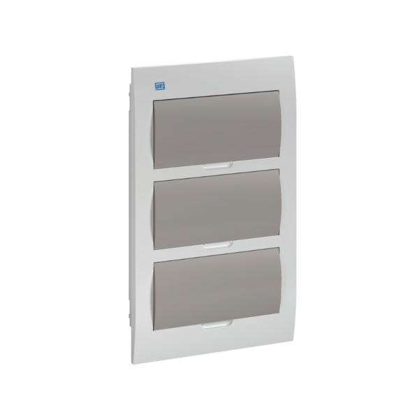 Quadro De Distribuicao Embutir Tampa Fume 36 Minidisjuntores - Weg